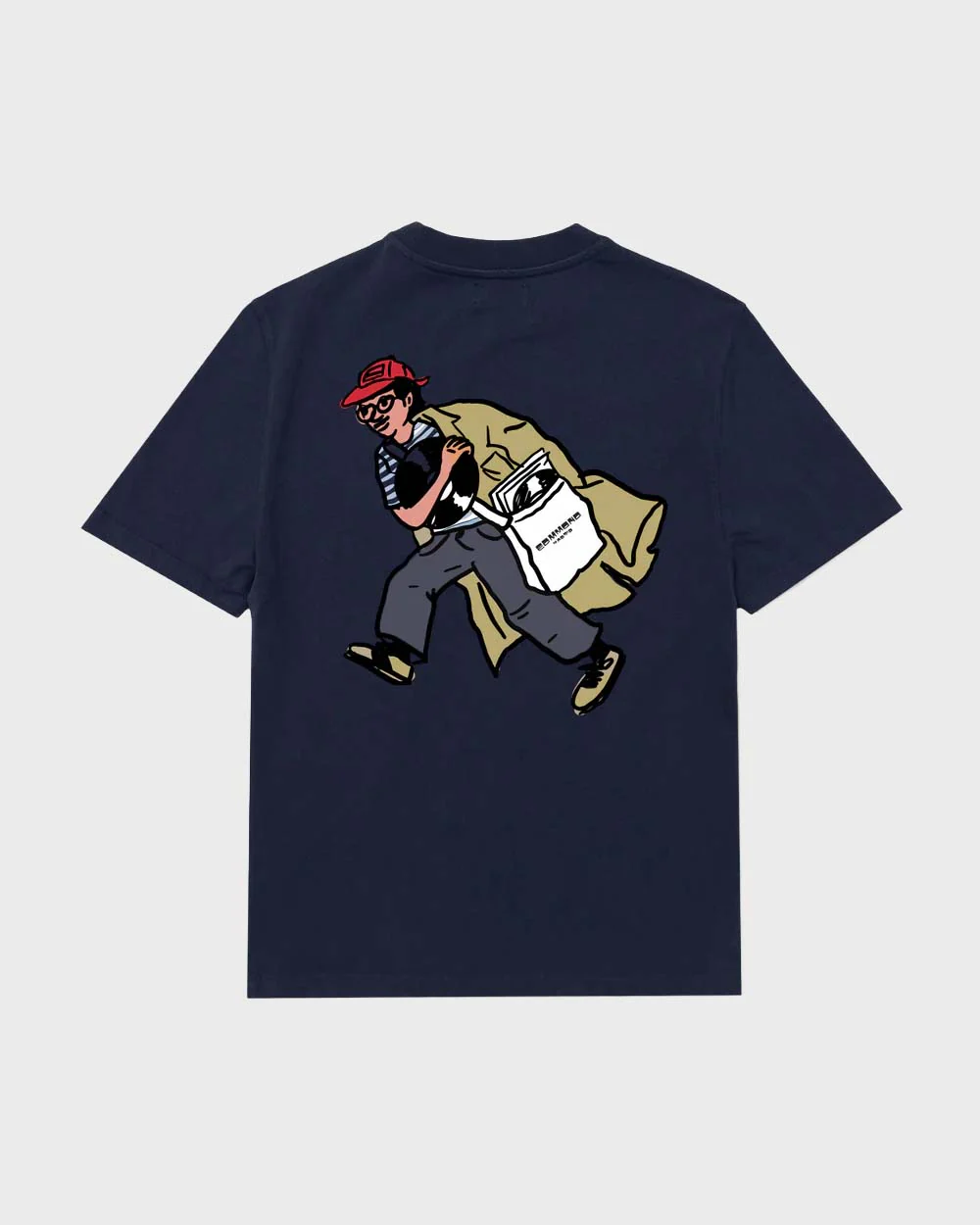 Edmmond Studios Melomaniac Shirt in Navy