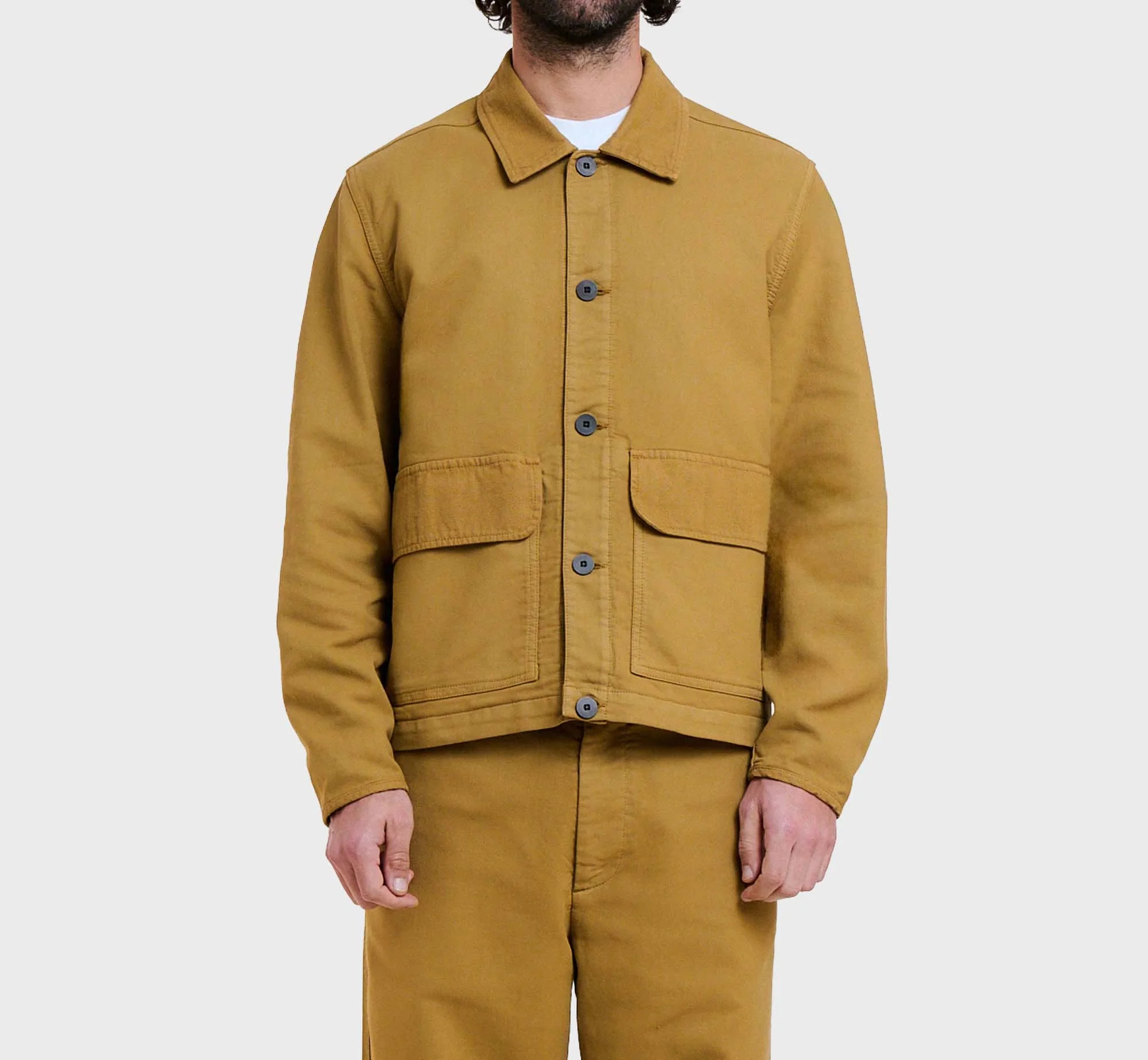 Homecore Prosper Moleskine Jacket in Desert Beige - Image 2