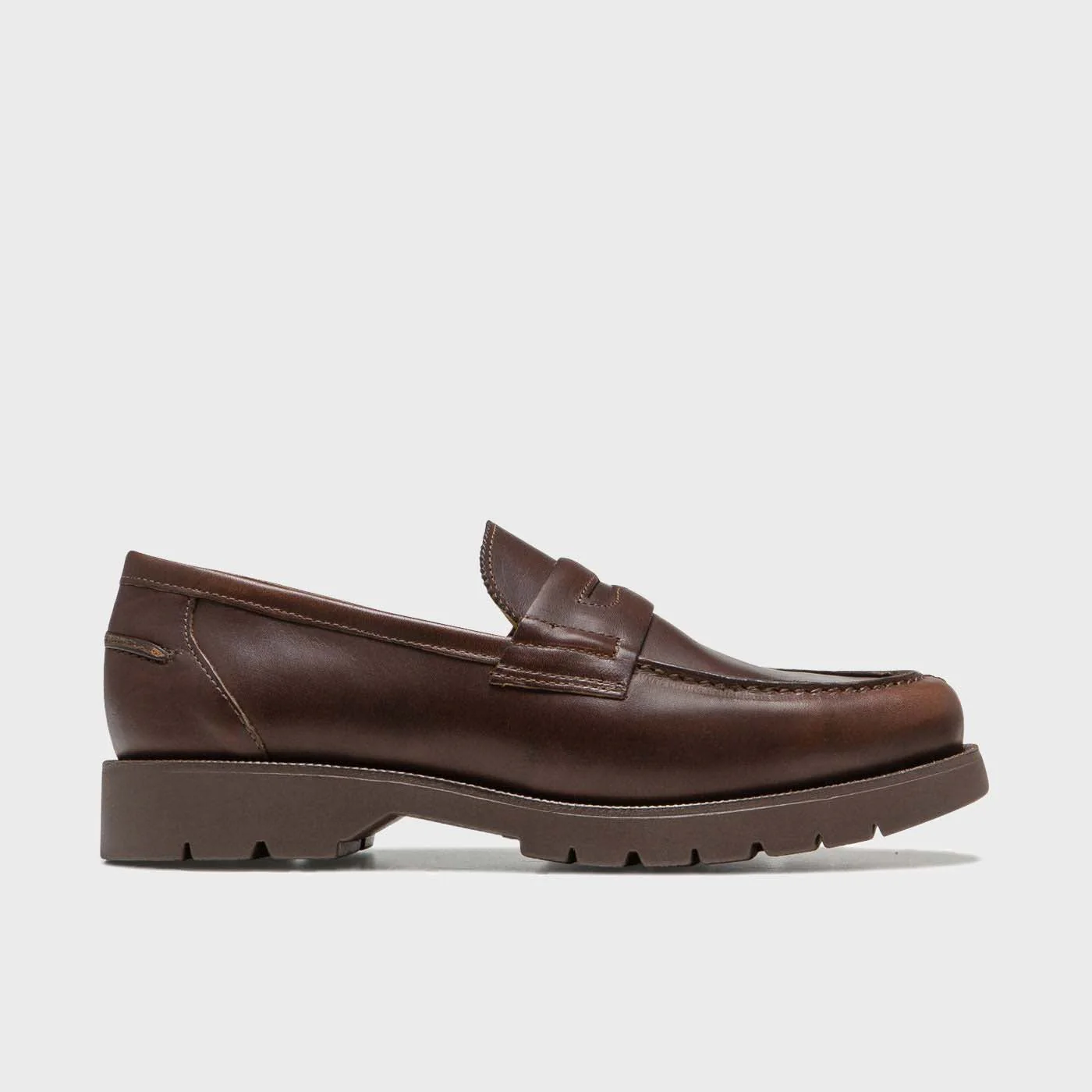 Kleman Cotteur Leather Loafer in Brown