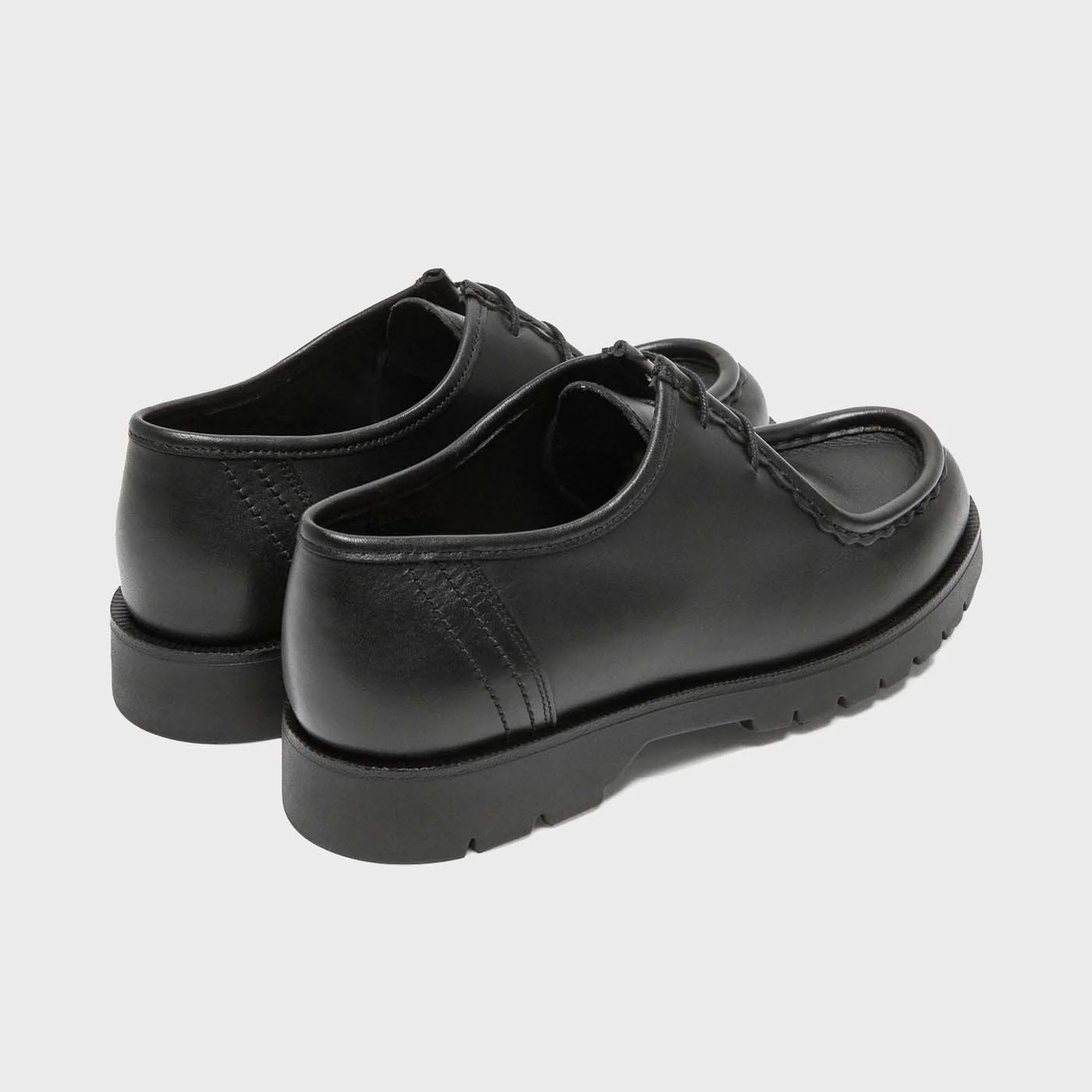 Kleman Padror Leather Derby Shoe in Black - Image 4