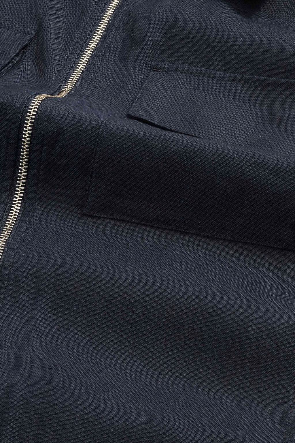 NN07 Alban Linen Blend Jacket in Navy - Image 2