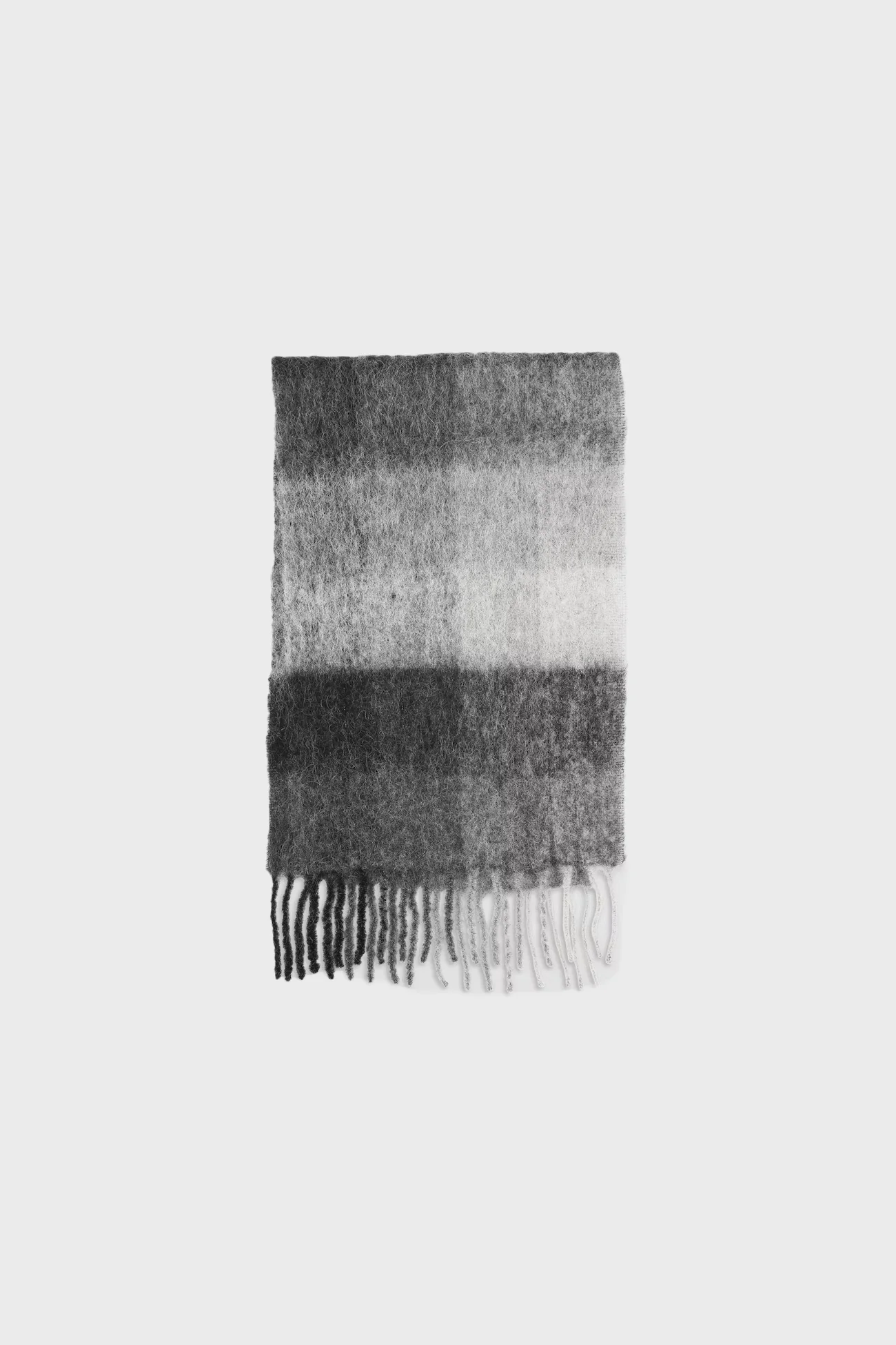 NN07 Scarf Two in Grey Check