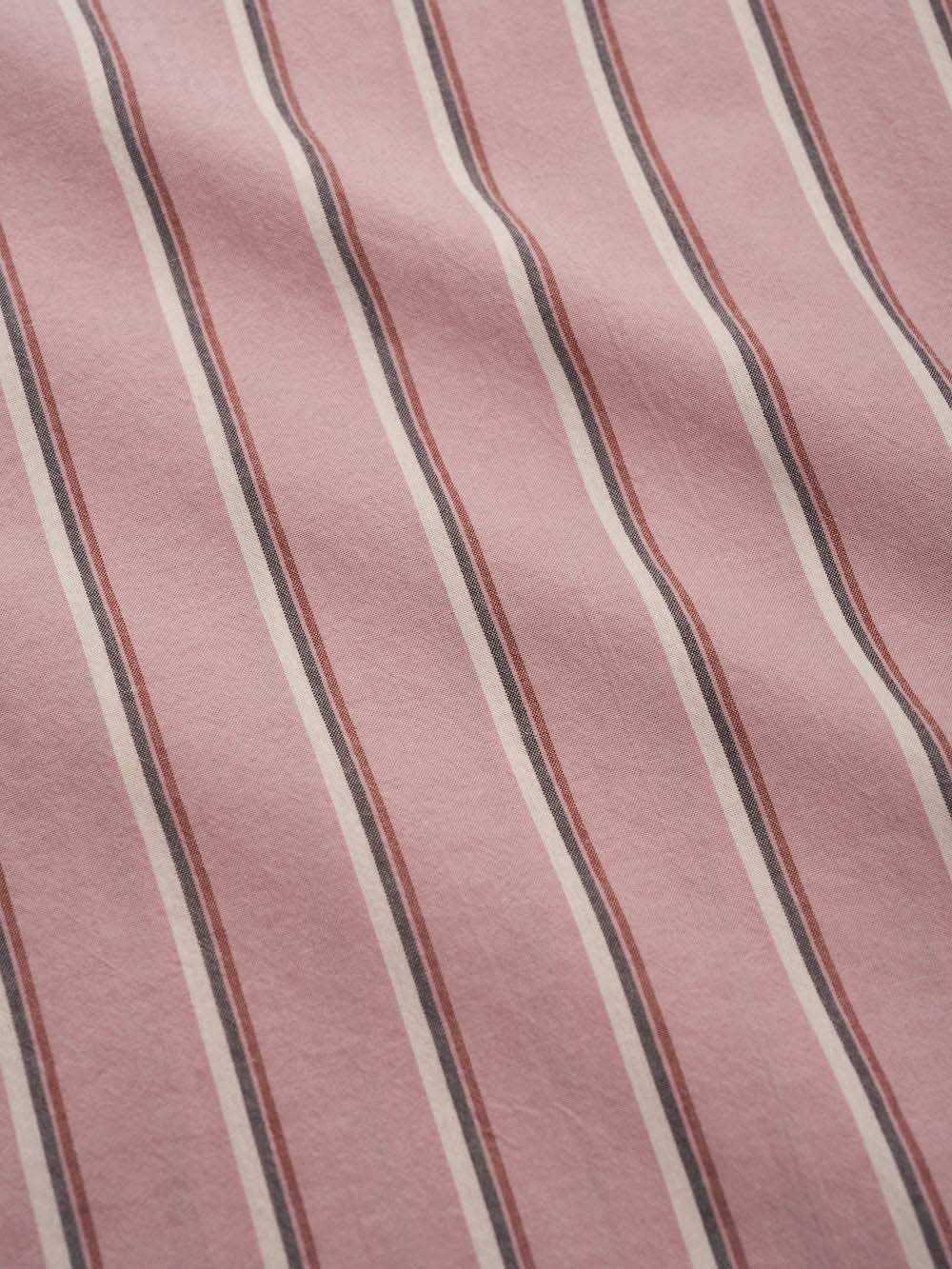 Oliver Spencer Atlanta Short Sleeve Shirt Ferguson in Pink - Image 3