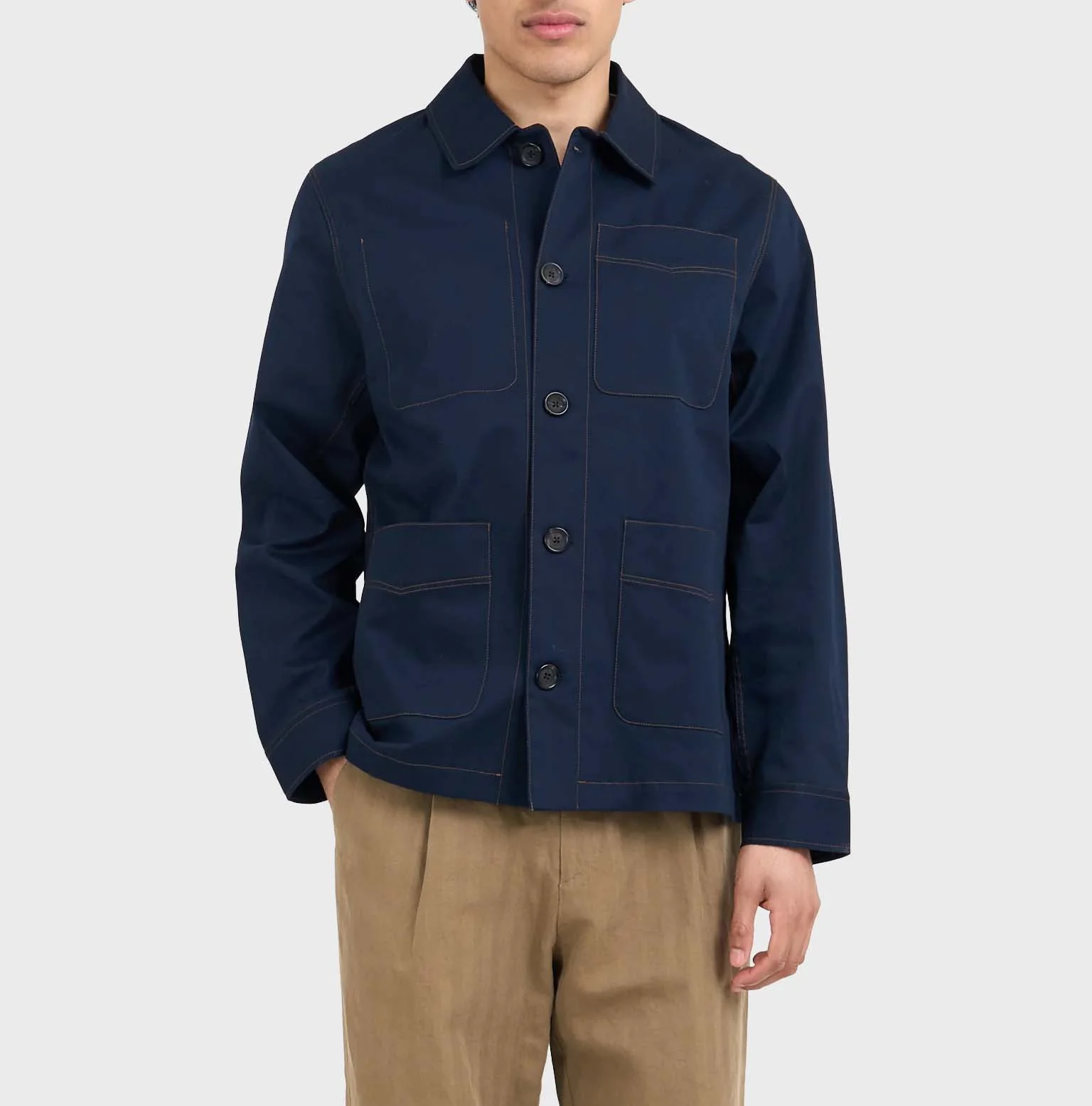 Oliver Spencer Kennard Jacket Tomlin in Navy - Image 5