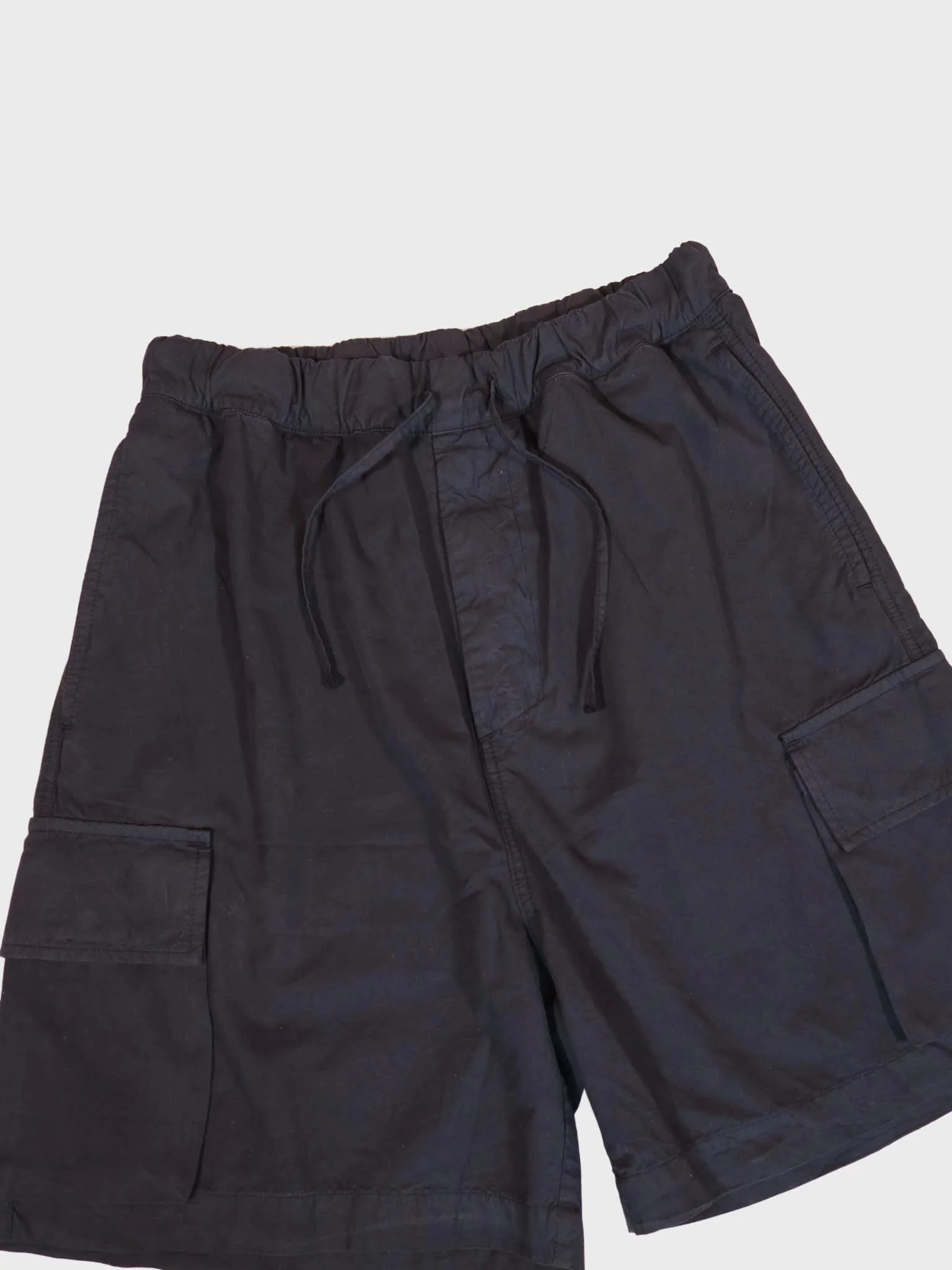 Parages Cargo Bermuda Shorts in Black - Image 3