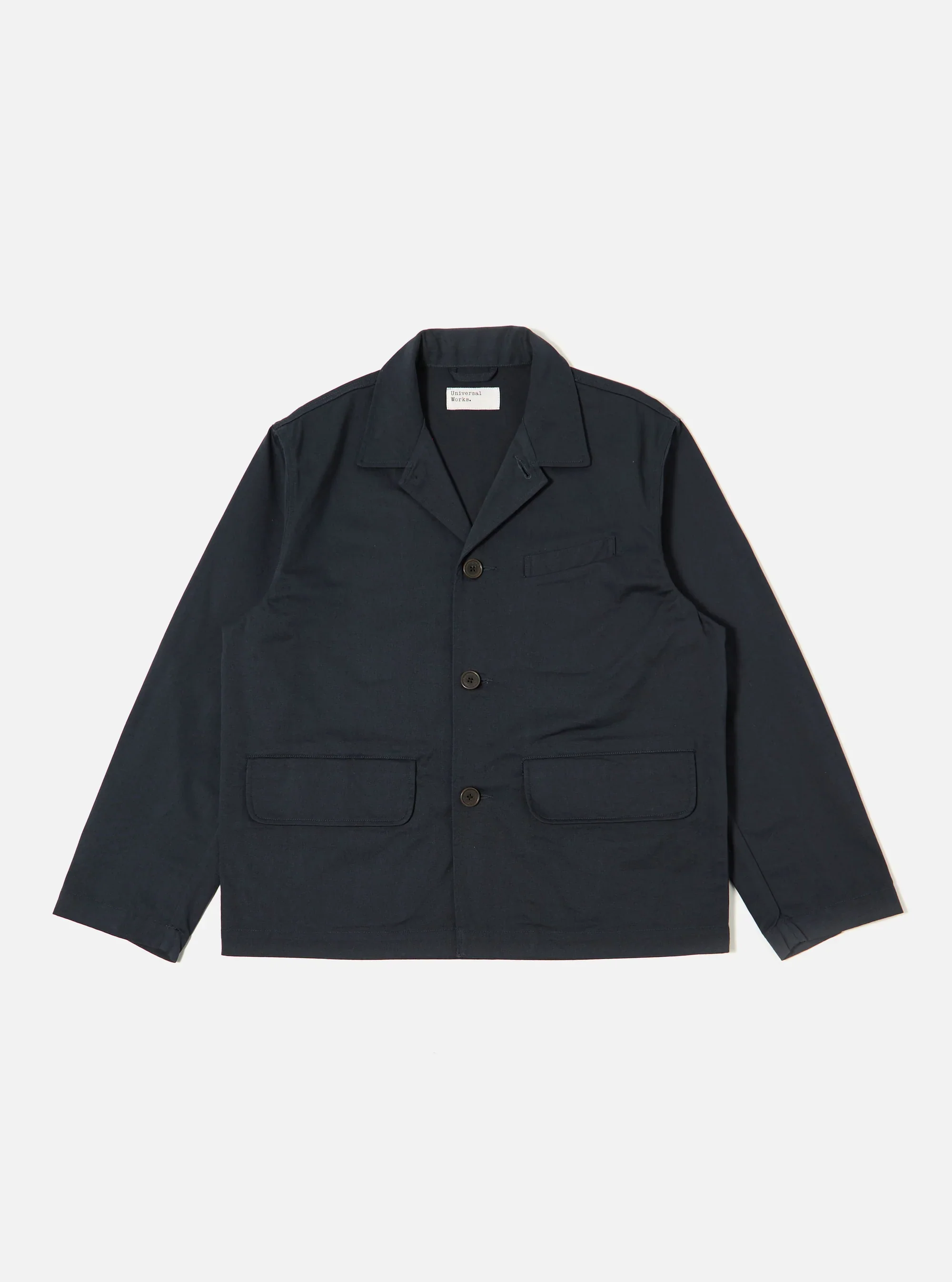 Universal Works Franck Jacket in Navy Twill