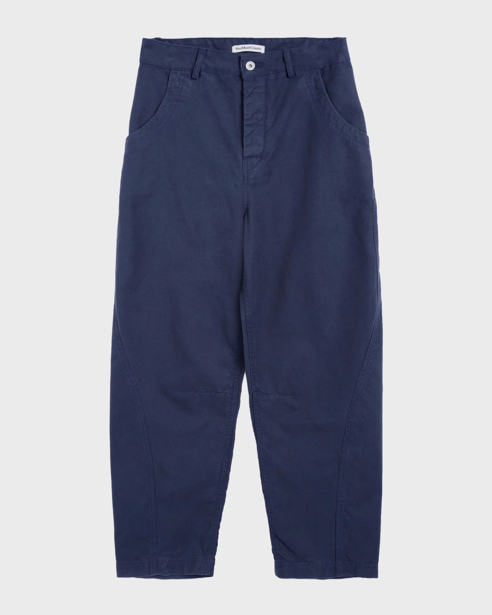 You Must Create Twisted Seam Trouser in Navy